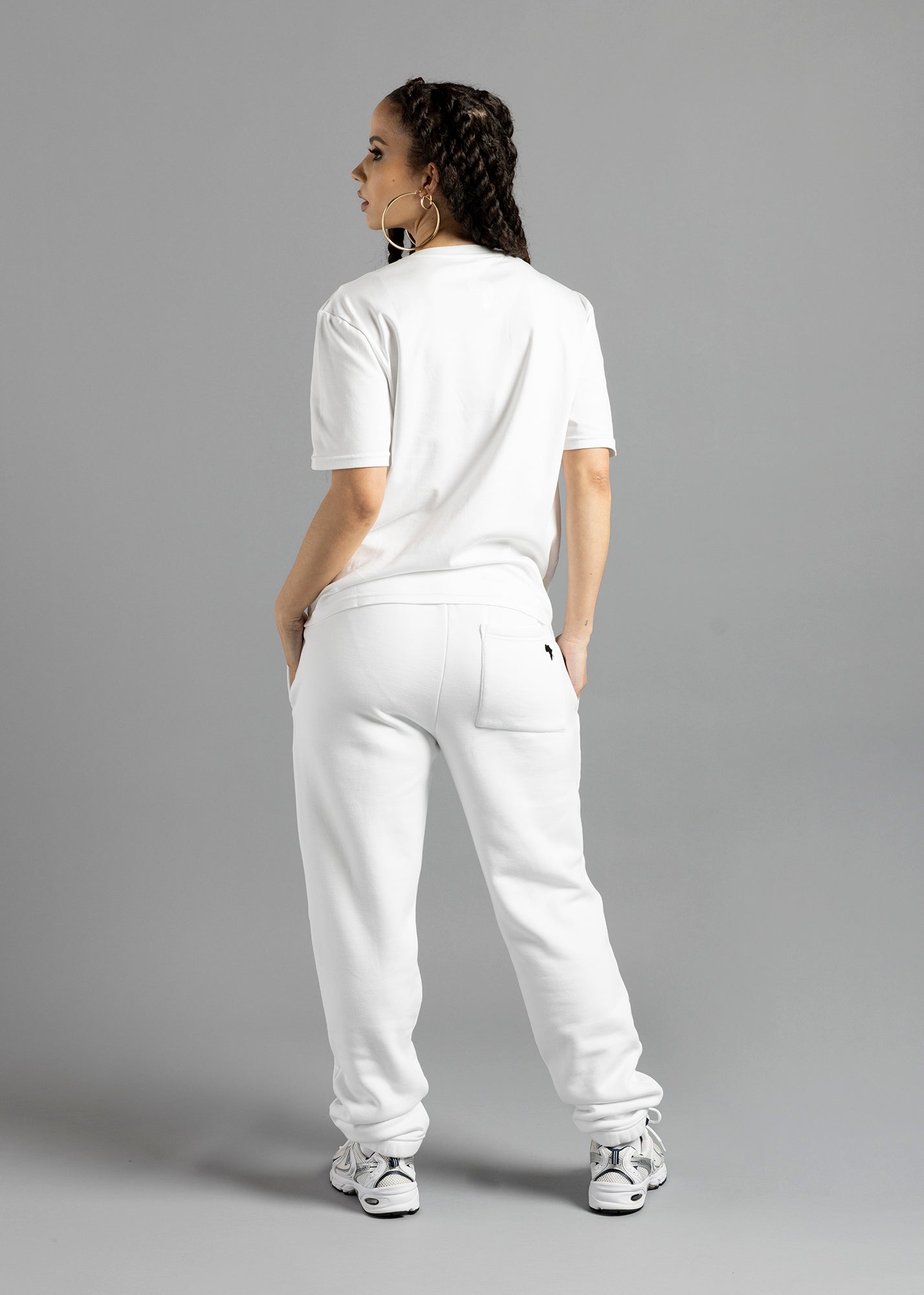 All-White Joggers