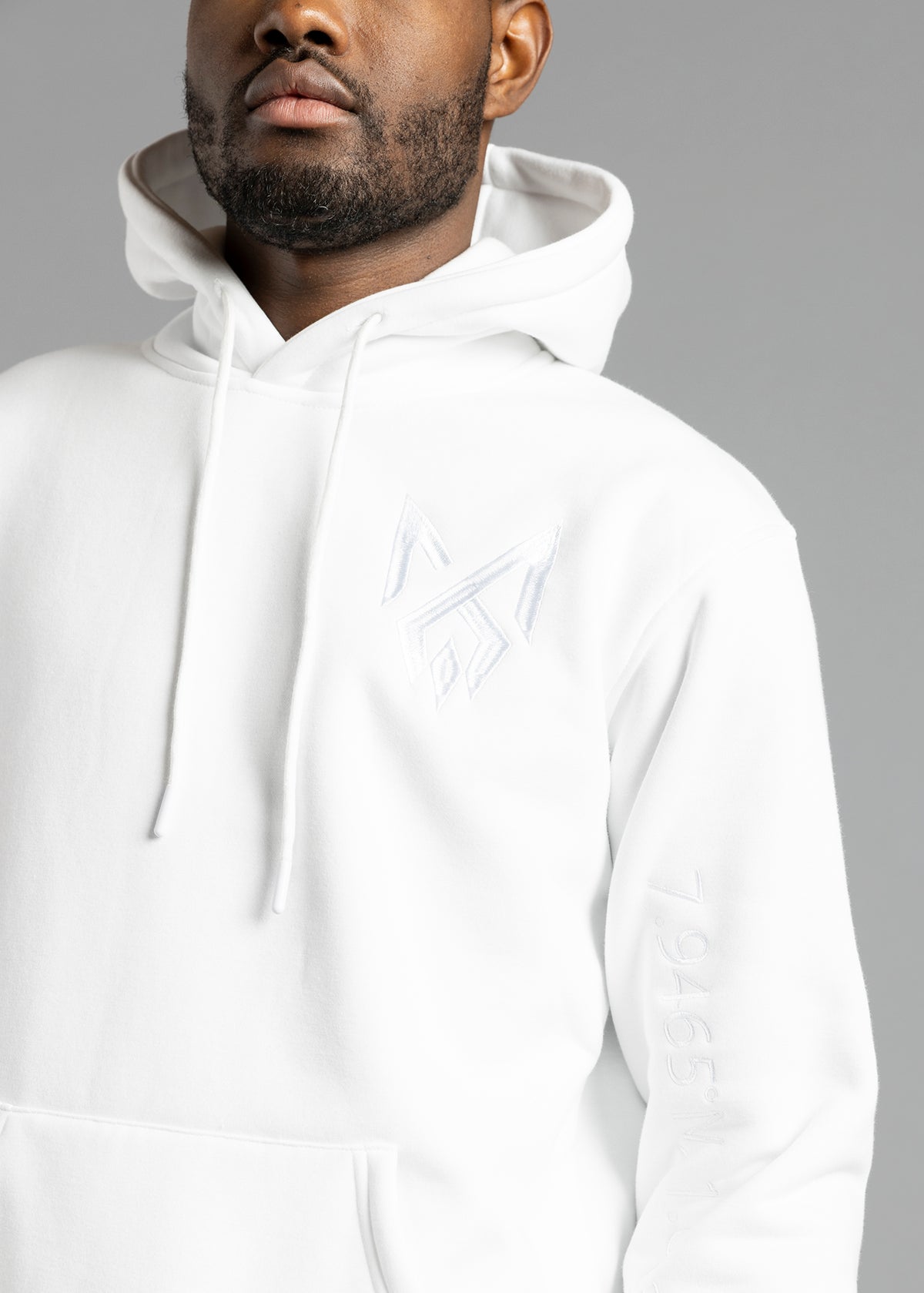 White Men’s and Women’s Hoodie