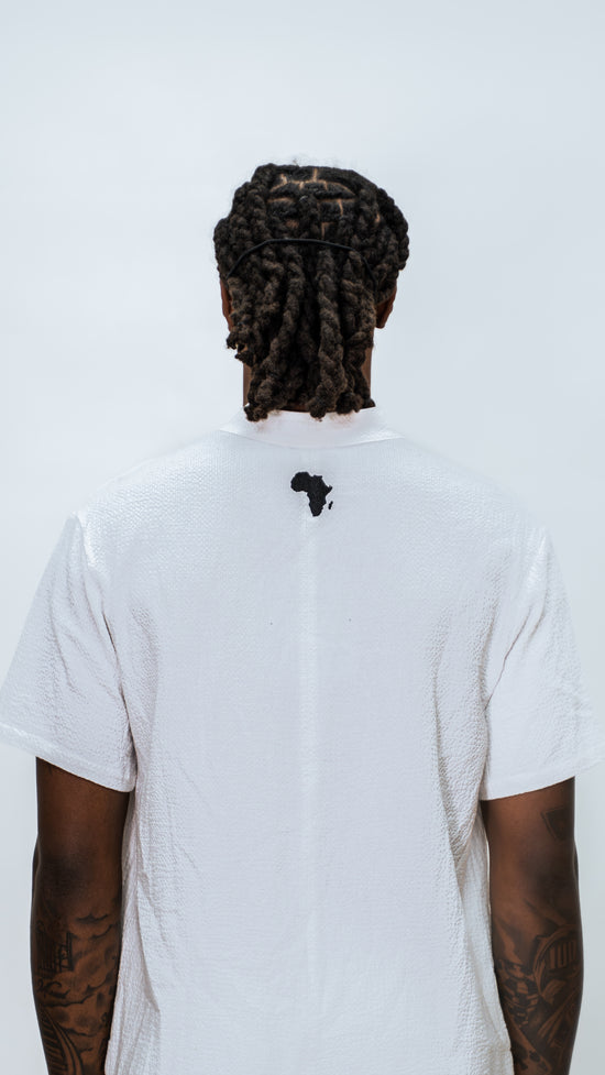 MW Button up Jump Suit Africa Logo